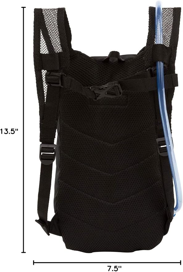 Outdoor Products Tadpole Hydration Pack (Black) (Violet Tulip)