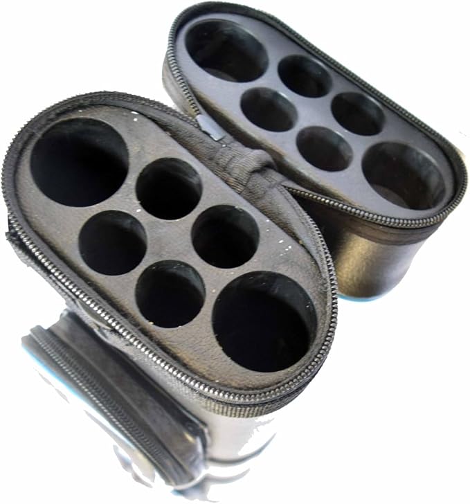 HAN'S DELTA 2x4 Hard Oval Pool Cue Billiard Stick Carrying Case, (Several Colors Available)