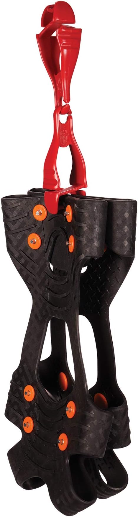 Ergodyne Squids 3400 Glove Clip Holder with Dual Clips,Red, 100-Pack