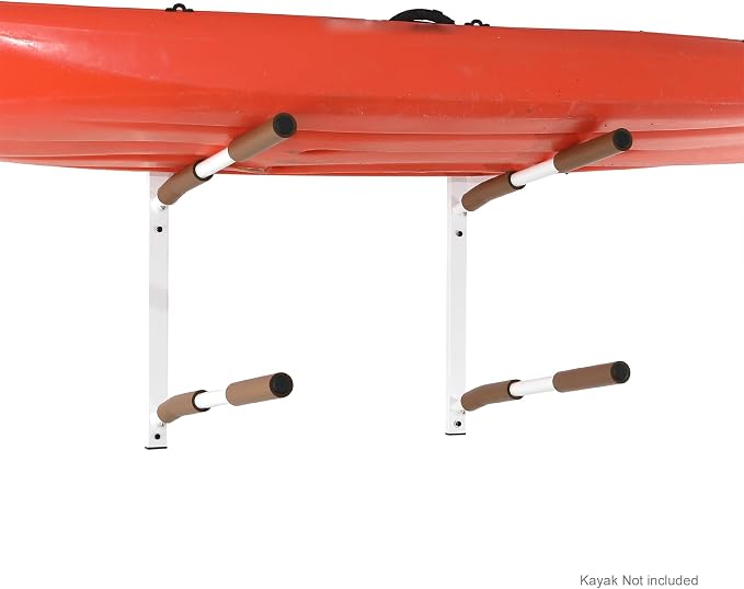 SPAREHAND Premium Edition: All Climate Wall Mount Hybrid Rack for SUPs and Kayaks