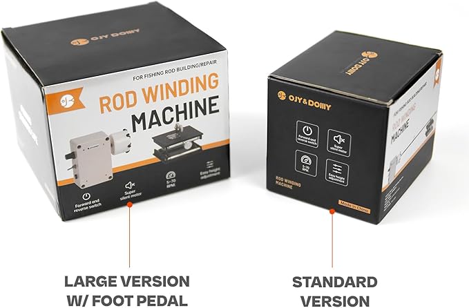 OJYDOIIIY Fishing Rod Repair Kit,Rod Building Kit and Supplies,Wrapping and Winding Machine for Epoxy Drying