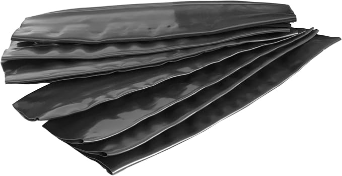 Gamma Full Grip Build Up Sleeves - Great for Tennis, Pickleball, Padel - Increase Grip Size by 1/8" - Includes 10 Black Sleeves