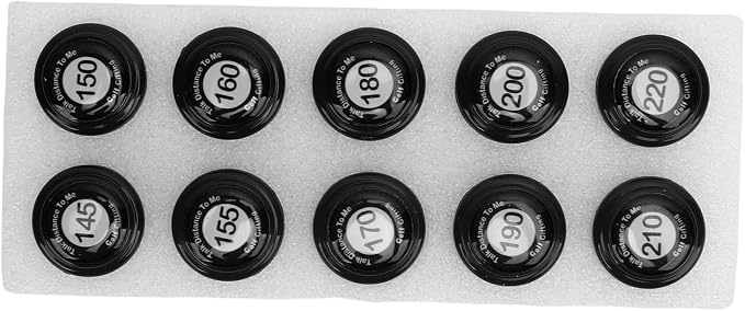 RiToEasysports Golf Club Distance Markers 20 Pack Golf Ball Markers with Instant Distance Guidance Easy Attachment Universal Fit for Training Course Management