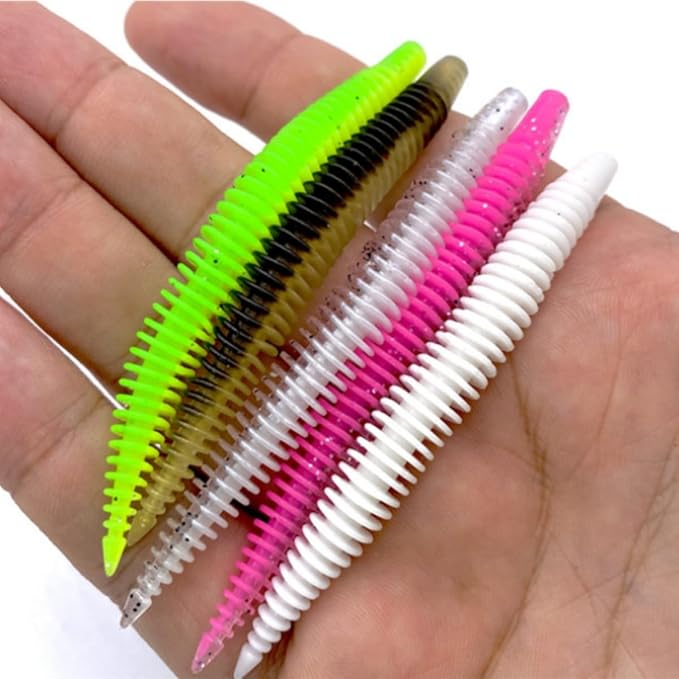 Topwater Fishing Lures Set with Storage Box,Mixed Artificial Lures Kit- Whopper Popper for Bass, Catfish, Pike & Perch, Floating Pencil Bait with Rotating Tail for Freshwater & Saltwater