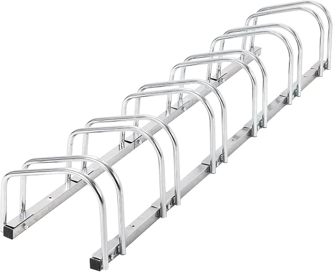 Freestanding Bike Floor Stand, Heavy Duty Bicycle Parking Rack for Garage Home Indoor Outdoor, Bike Storage Organizer Fits 22-28 Inch Wheels & 2.2 Inch Tire Width