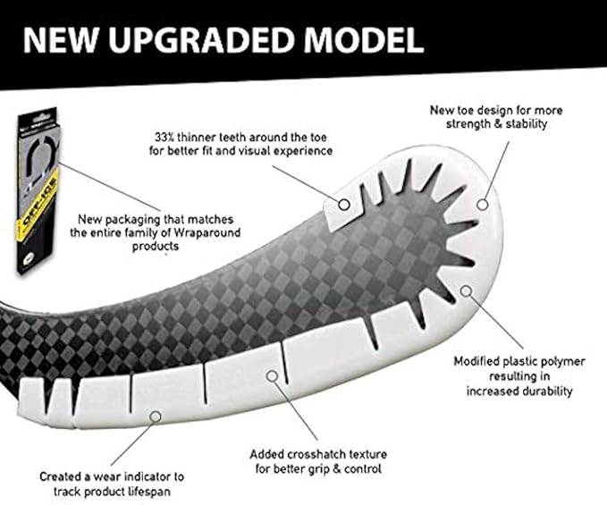 Wraparound Hockey Stick Blade Protector for Off Ice Training, Street Hockey – Long Lasting – Cuts to Fit Kids, Intermediate, Senior Sticks – Training Equipment, Accessories, Gear