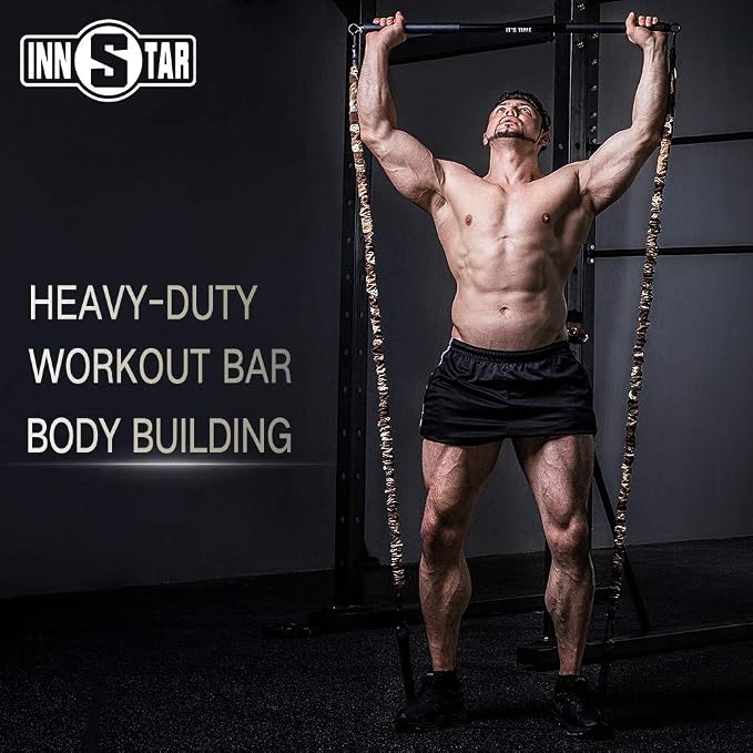 Innstar Multi-Function Resistance Bands for Working Out, Push Up Exercise Bands Resistance Bands Set for Bench Press Gym Equipment, Home Workout, Travel Portabl