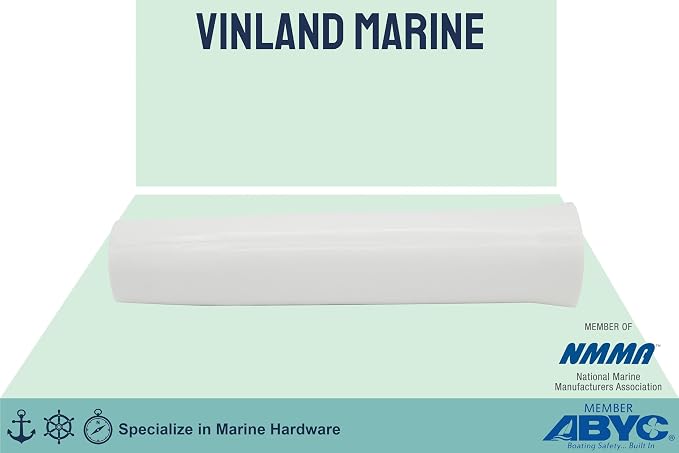 Vinland Marine Flared Fishing Rod Holder Insert Sleeves Pack of 8, Fishing Rod Holder Liner for Aluminum Rod Holder, for T Top Rod Holder, for clamp on Rod Holders for Boat