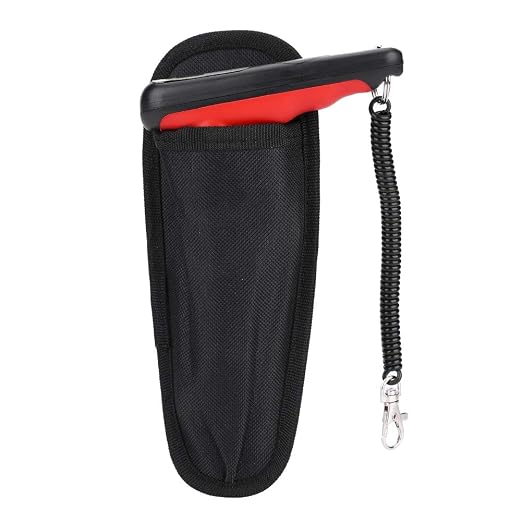 Portable Fishing Grip, Lightweight Digital Scale with Telescopic Stainless Steel Handle for Anglers, Spring Safety Rope Storage Bag for Freshwater Saltwater Travel Fishing