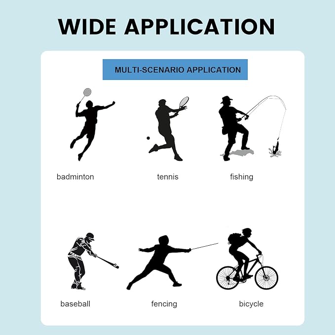 GLL Super Absorbent Cotton Towel Handles Protection Toweling Racket Overgrip Skid Resist Absorb Sweat Grip Tape for Tennis Badminton Racquetball Squash Baseball