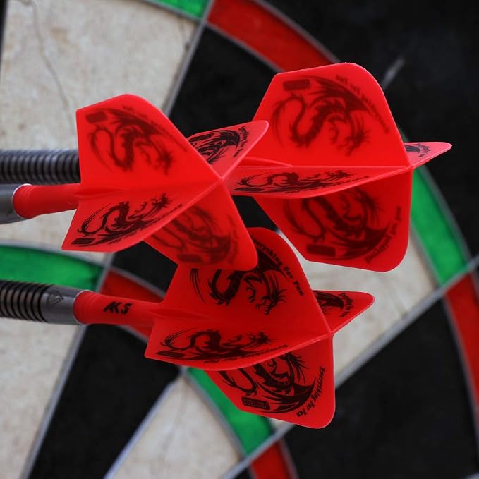 CUESOUL 3 Sets Integrated Dart Shaft and Flights,Dart Shaft Length 21mm/28mm/33mm