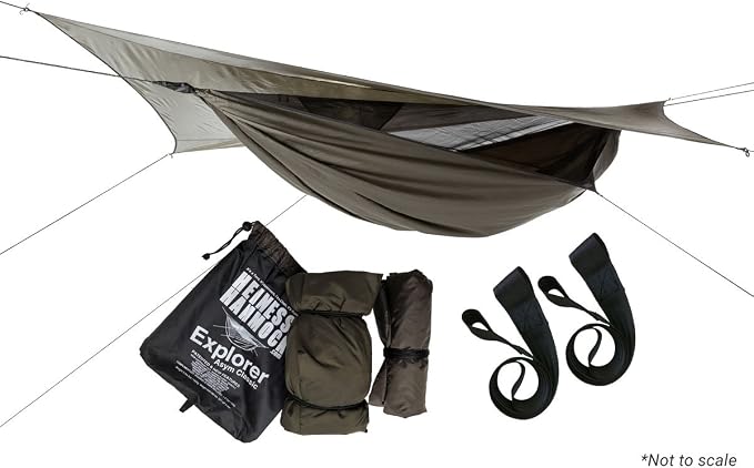 Hennessy Hammock - Explorer Deluxe Classic XL - Built Tough for Emergency Services