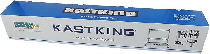 KastKing Rack 'em Up 12 Fishing Rods Holder Portable Aluminum Rack