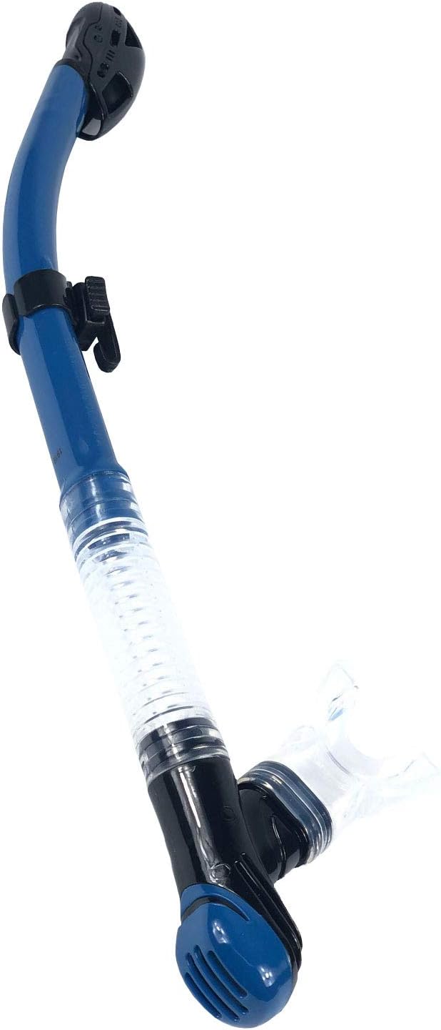 SHERWOOD SCUBA Super Dry Snorkel with Splash Guard and Sealing Valve: Tiga Snorkel