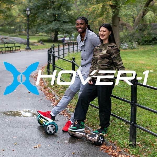 Hover-1 i-200 Electric Self Balancing Scooter with 7MPH Top Speed, 6 Mile Range, 6HR Full-Charge, Built-In Bluetooth Speaker, Rider Modes: Beginner to Expert