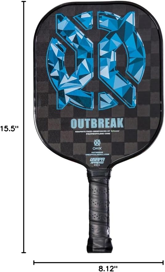 Onix Outbreak Pickleball Paddle Reinforced by TeXtreme® Technology for Improved Performance and Stronger Play