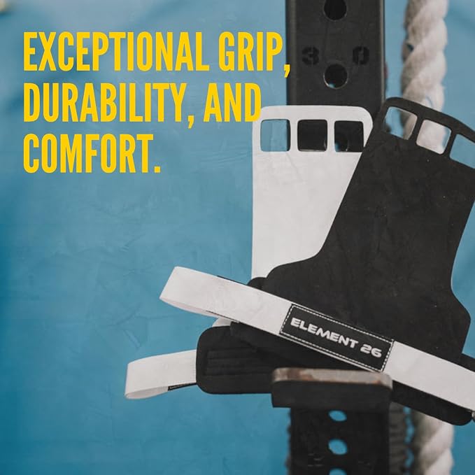 Element 26 IsoGrip Hand Grips for Cross Training, Gymnastics, and Weight Lifting - Hand Protection for Muscle Ups, Pull Ups, Deadlifts, and Olympic Lifts - for Men and Women