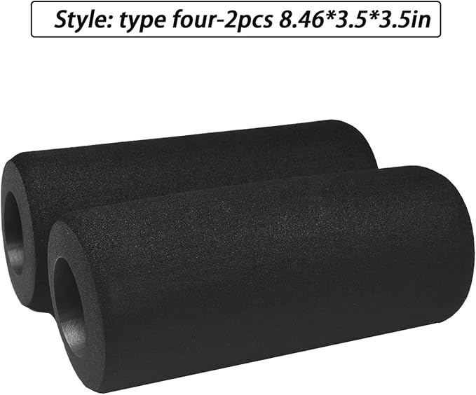 Foot Foam Pads Rollers Replacement, Buffer Leg Tube Sponge for Marcy Smith Cage Machine, Padding Cover for Home Gym System Part Accesories.