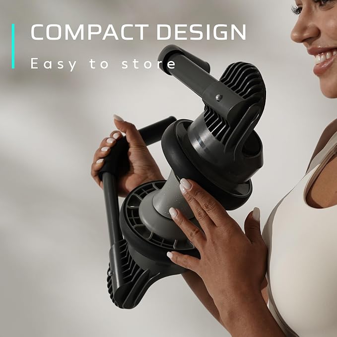 BERTER Fitness Ab Roller Wheel with Elbow Support Abdominal Trainer Roller Workout Equipment for Core Strength Training for Men and Women