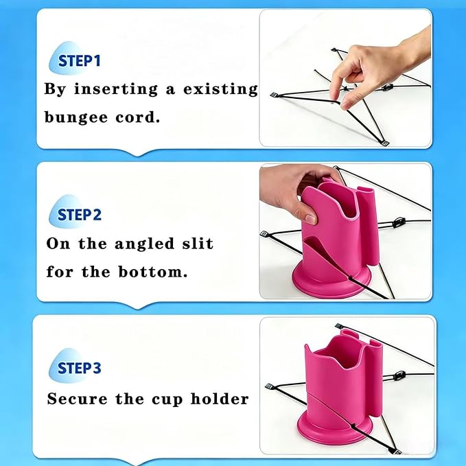 Paddle Board Cup Holder, 2-in-1 Kayak Cup Holder, Thickened Base Increased Stability, Paddle Board Accessories for SUPs, Canoes, Surfboards, Boats