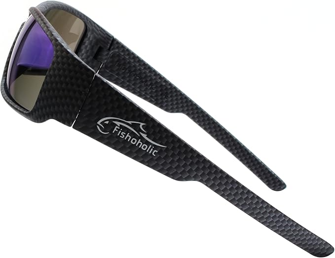 Fishoholic Polarized Fishing Sunglasses UV400 (14 Options) Fishing Gift with Hard Case & Pouch