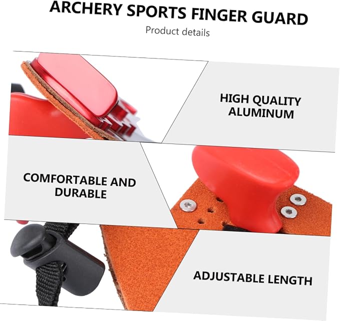 Abaodam Archery Finger Sleeve Durable Protective Gear for Sports Lightweight Breathable Design Finger Guard for