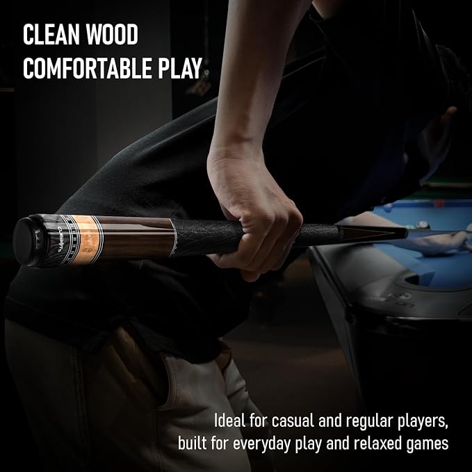 Series, Glass Fiber Pool Cue Stick, Uni-QR, 3/8-10, 5/16-18 Joint, Synthetic Leather Grip, 29" Glassfiber Shaft, 7-Layer Microfiber Tip