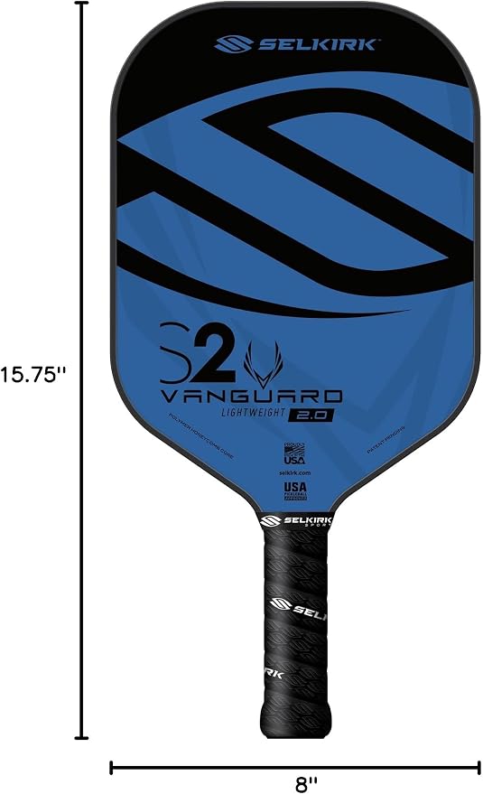 Selkirk Sport Vanguard Hybrid Pickleball Paddle | Carbon Fiber Pickleball Paddle with a Polypropylene X5 Core | Pickleball Rackets