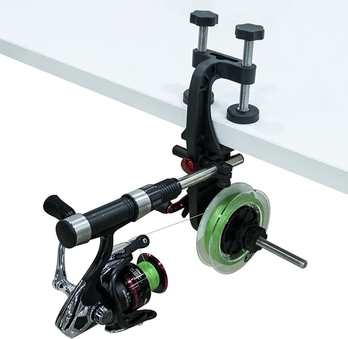 Goture Fishing Line Spooler Winder Machine Reel Spooler Fishing Line Winder Spooler Machine Spooling Station System Fishing Reel Winder Spinning Cast Spincast Trolling Reel