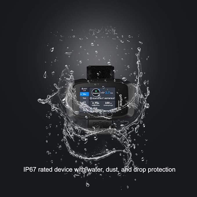 2 Packs GPS Handheld for Hiking Real Time Group Outdoor Exploring Tracking Communication Device Gotele Xquad 03 Off Grid Tracker No Network Required