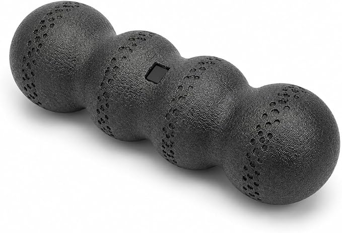 Double Peanut Massage Roller for Deep Tissue Relief, Spinal Alignment Gap, Micro-Perforation Texture, Back, Neck & Leg Recovery