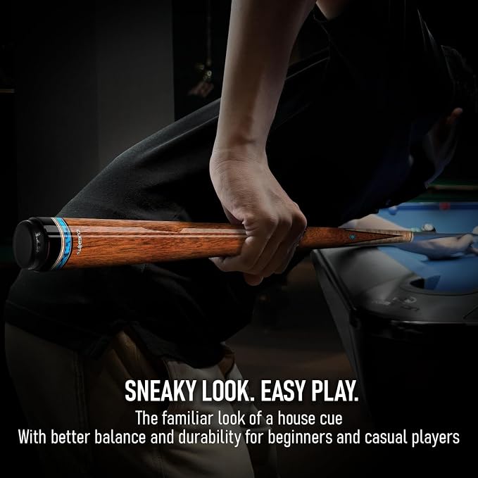 Series, Glass Fiber Pool Cue Stick, Uni-QR, 3/8-10, 5/16-18 Joint, Synthetic Leather Grip, 29" Glassfiber Shaft, 7-Layer Microfiber Tip