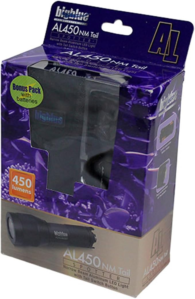 Bigblue AL 450 Lumen Narrow Beam Mini Dive Light