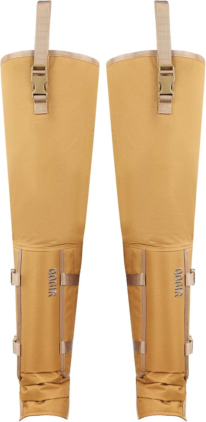 skiguard Snake Gaiter Chaps for Hunting: Snake Bite Protection for Ankle to Thigh Snake Chap, Waterproof Snake Gaiter for Men