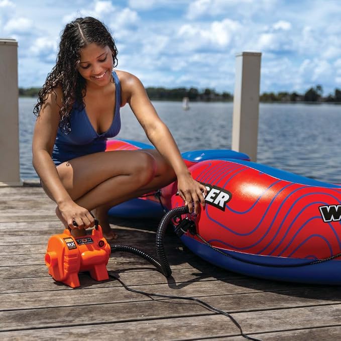 Wow Sports Mega Max 110V AC Electric Air Pump - 3.0 PSI - for Towables & Large Boating Inflatables - Includes Cord