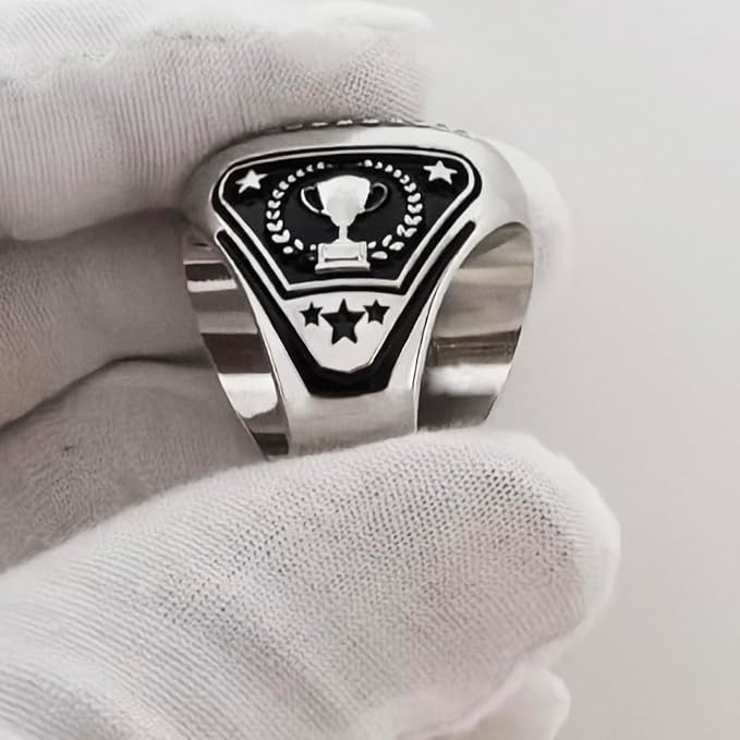 12 Pcs Baseball Ring Softball Baseball Finalist Ring Sport Ball Trophy Award Gift for Tournament or League Finalist Winner