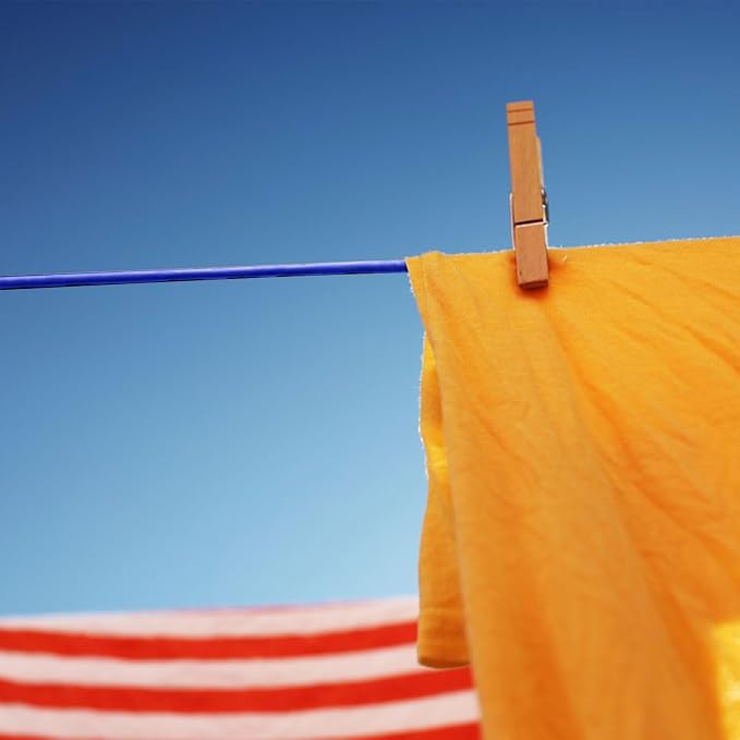 Extra Strong 100ft Washing Line - Outdoor Washing Line, Waterproof and Rustproof, Extremely High Load Capacity, Suitable for Gardens and Balconies (4mm Diameter)