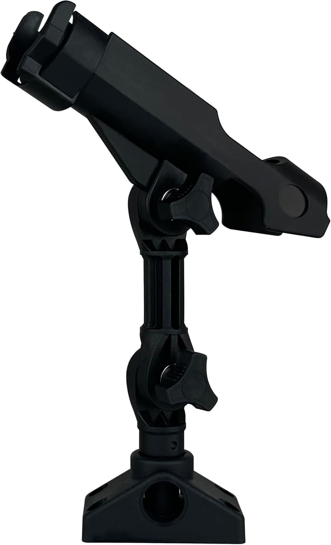 2 Pack Baitcaster/Spinning Rod Holder with Side Deck Mount