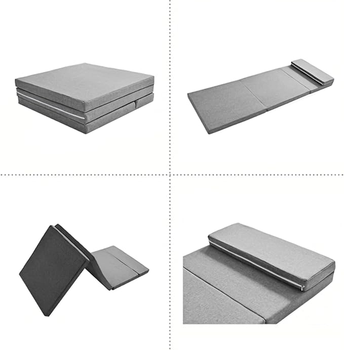 HJAHHSM Memory Foam Floor Mattress Bed Sleeping Portable Pad Foldable