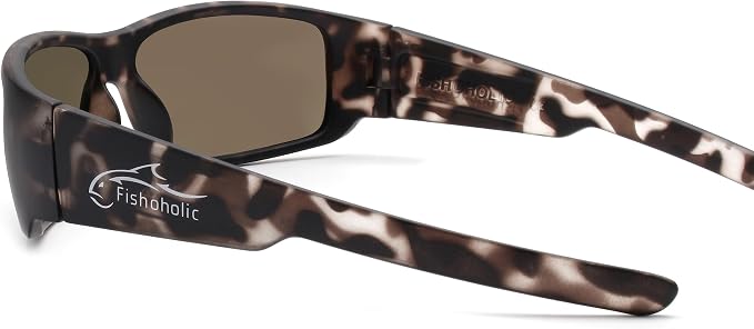 Fishoholic Polarized Fishing Sunglasses UV400 (14 Options) Fishing Gift with Hard Case & Pouch