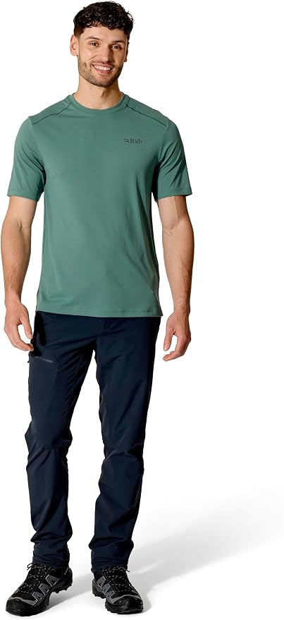 Rab Men's Force Tee - Lightweight T-Shirt for Hiking, Climbing, & Trail Running