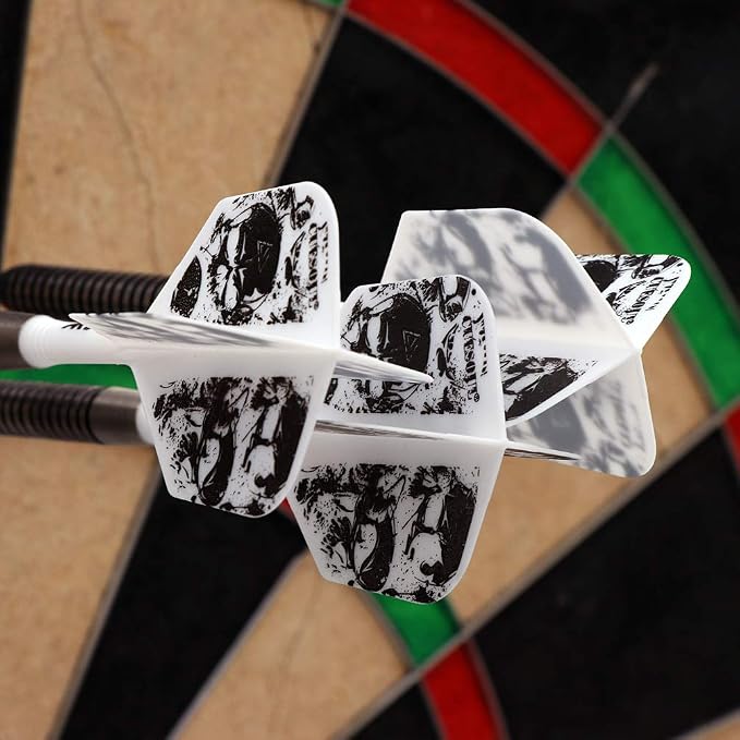 CUESOUL 3 Sets Integrated Dart Shaft and Flights,Dart Shaft Length 21mm/28mm/33mm