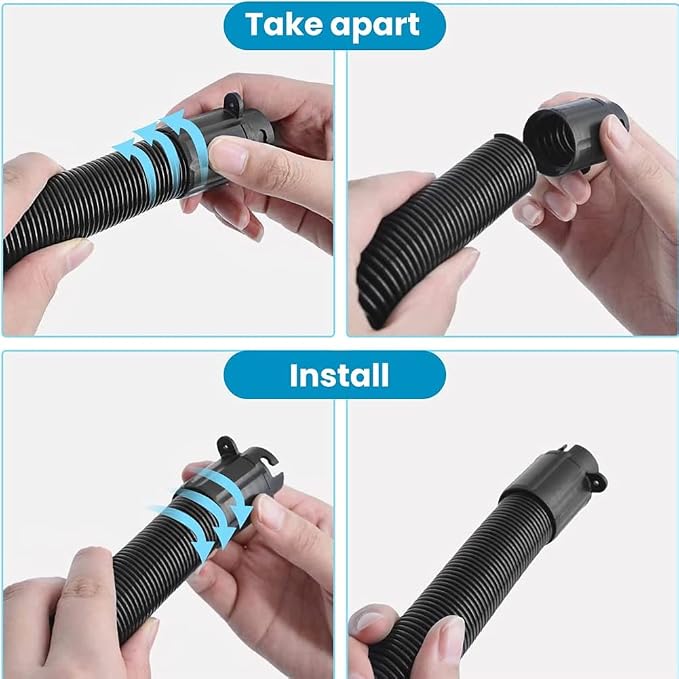 Electric Air Pump for Inflatable Tumbling Track Mat with 4 Nozzles, AC 110-120V Quick-Fill Inflator, Air Pump for Gymnastics/Flooring/Tumbling/Yoga/Taekwondo/Exercise Gym Fitness Mat
