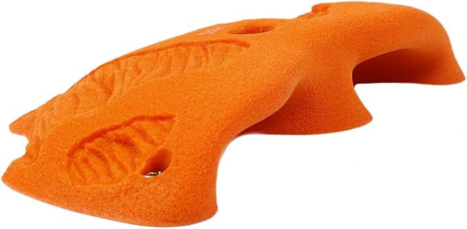 Atomik Climbing Holds XXL Double Hander Sandstone Roof Jug in Orange