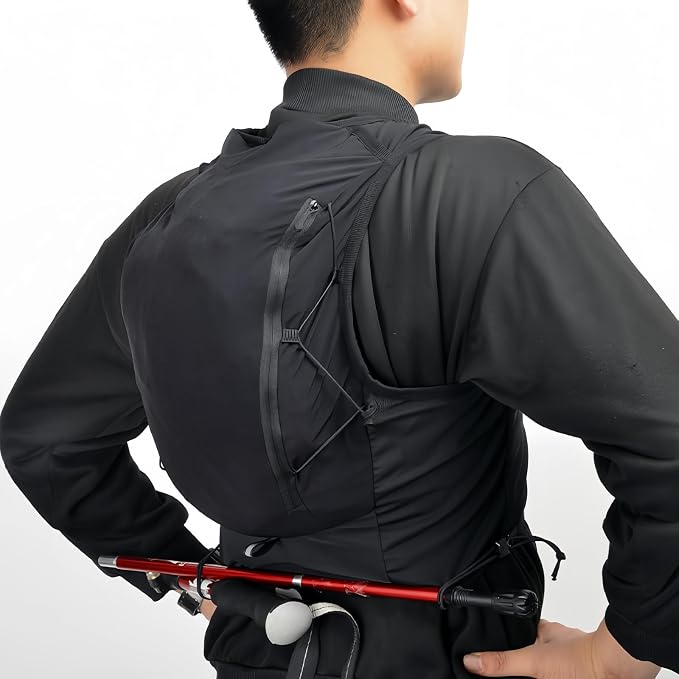 Outdoor Hydration Vest Backpack, Lightweight Runner Pack for Men & Women Running, Trail, Race, Marathon, Hiking