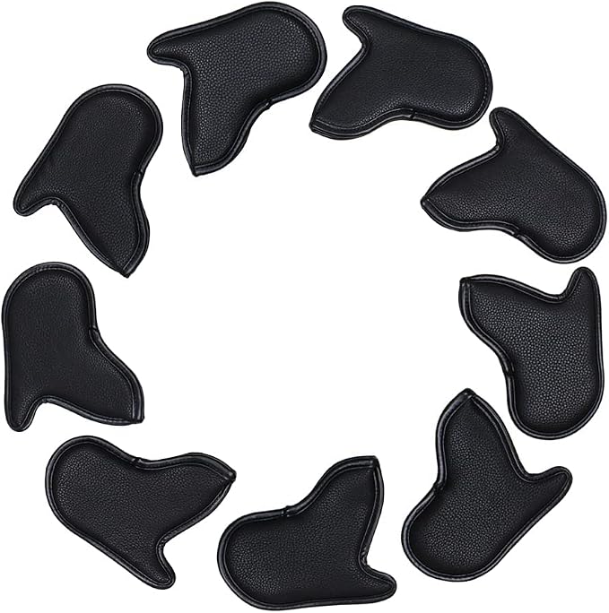 Scott Edward Skull Golf Woods Headcovers Covers for Driver Fairway 1 3 5 H Clubs Set Heads PU Leather Unisex Black Brown