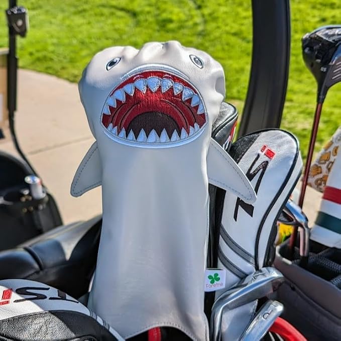 Foretra Driver Headcover | Premium Leather Golf Club Covers | Novelty Design Golf Head Covers Essential Golf Accessories for Men and Women | Universal Fit for Golfer Clubs