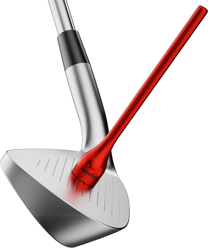 R REDSTICK MINI Solo Magnetic Golf Alignment Stick - Ultra Compact 3.15in Portable Training Aid for Posture & Aim Correction, Lightweight 0.28oz