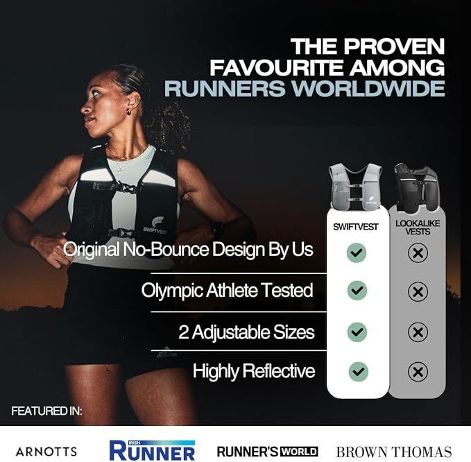 Running Phone Holder Vest with 500ml/17oz Water Bottle | Reflective Hydration Vest | Adjustable | Light | 6 Pockets for Running Accessories | Unisex