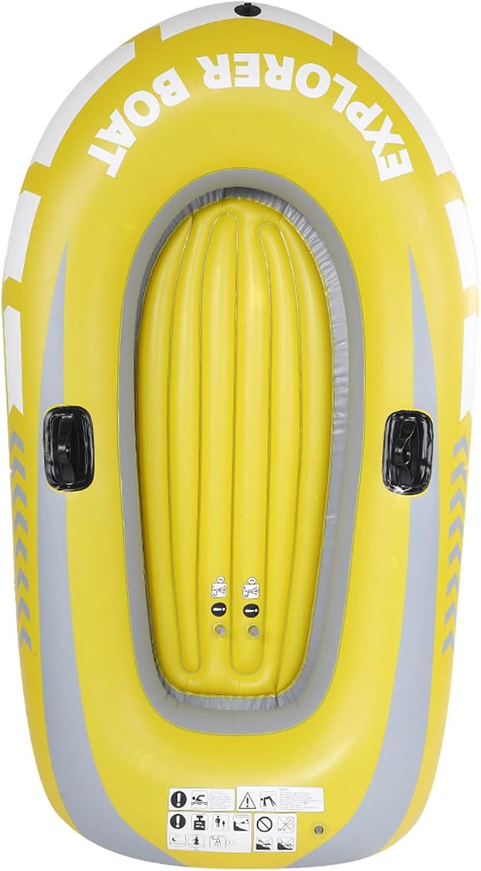 LIANGLIDE Inflatable Kayak Inflatable Kayak 2 Person 30×23×8 PVC Inflatable Kayak Canoe 2 Person Rowing Boat Fishing Drifting Diving
